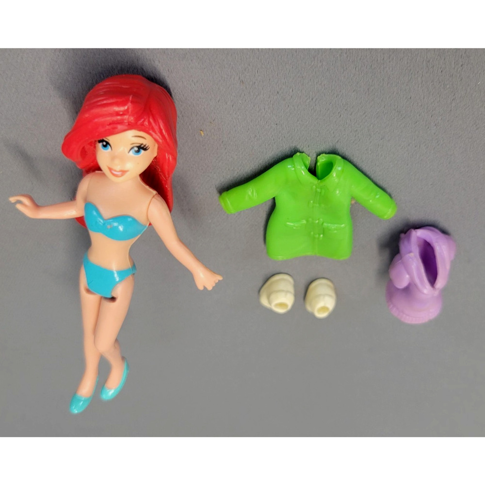Disney The Little Mermaid Ariel Mini Doll Figure Clothes Accessories Outfits Toy